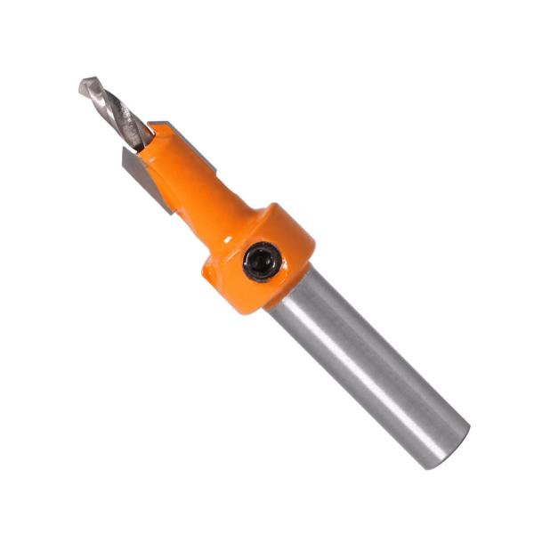 Wholesale 8 Shank Wood Countersink Router Drill Bit Woodworking Expanding Screw Hole Drilling Milling Cutter for Timber Plastic