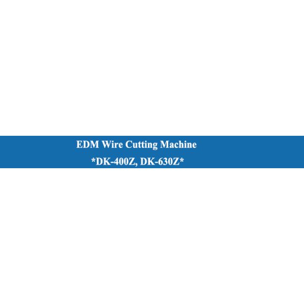 High Speed Wire Cutting EDM Machine with Cabinet Computer Workbench size 750*1140mm