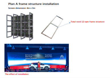 Guide Visual LED Backdrop Screen Modular LED Display Panels for Events and Shows