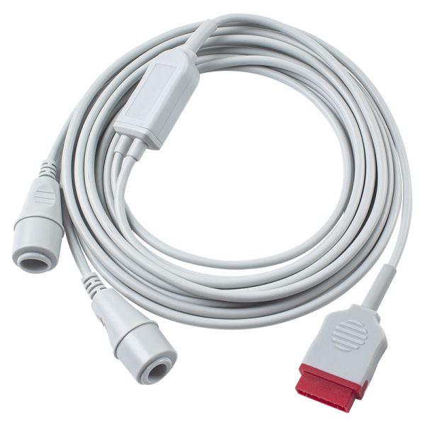 GE Инвазивный преобразователь артериального давления IBP адаптерный кабель 2 * Эдвард 6pin IBP расширительный кабель