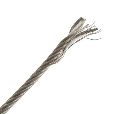 Cable de acero inoxidable 304 6x7 FC de 2 mm con excelente resistencia a la corrosión