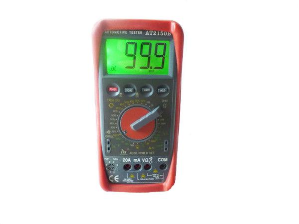 Duty Cycle  Digital Automotive Multimeter With Diode hFE Continuity Data Holds