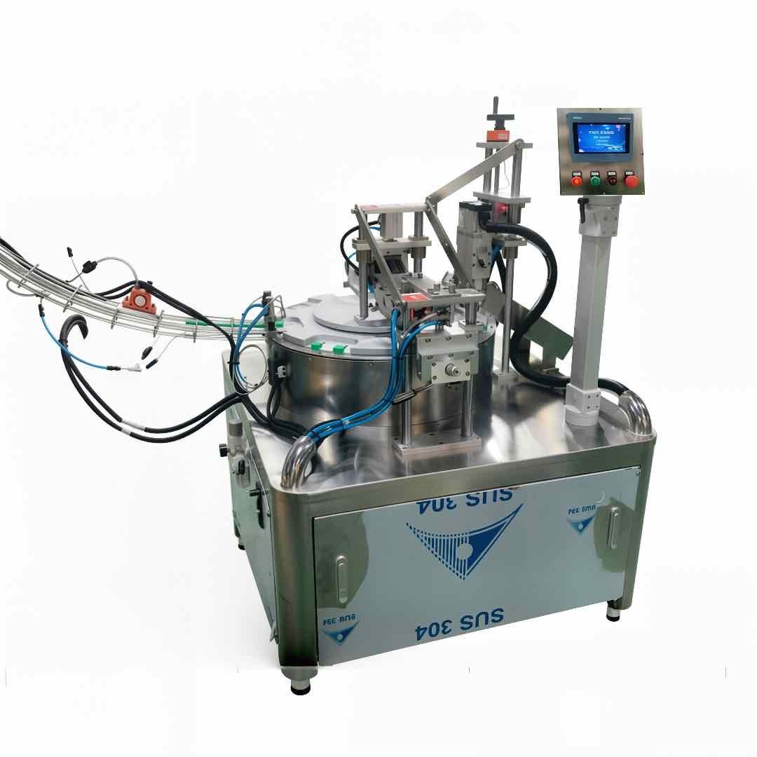 Fully Automatic Cap Assembly Machine Featuring Multi Station Turntable and High