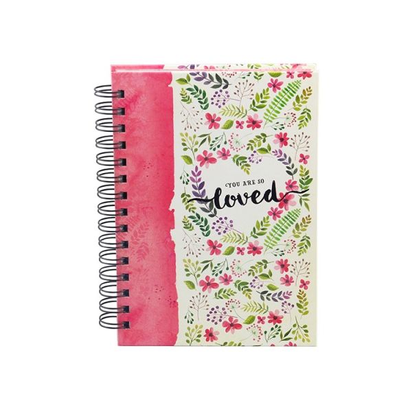 A5 Custom Notebook Printing With Spiral Bound , Personalized Spiral Notepads