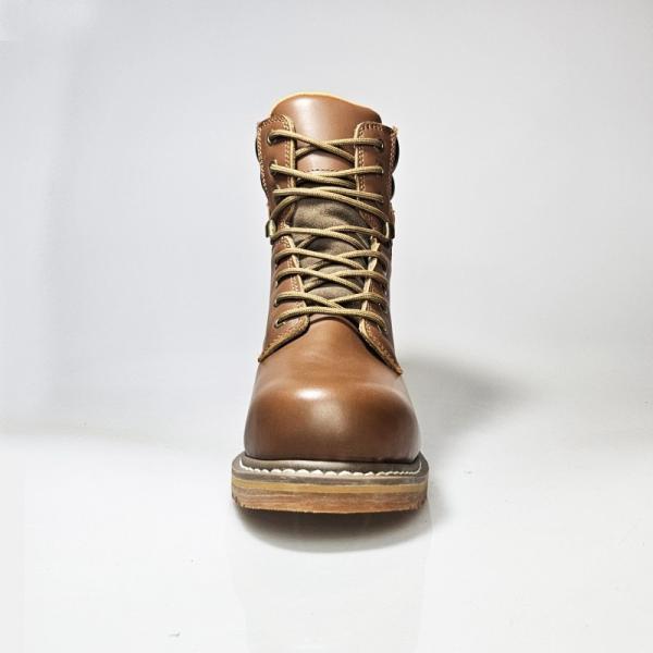 Full Grain Leather Standard Length Lace Goodyear Hazard Resistant Boots Electric Shock Resistant Rubber Outsole