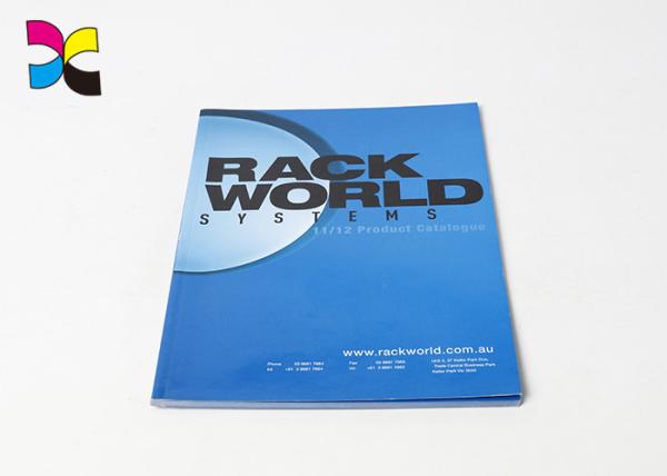250m Gloss Art Paper Cover Commercial Magazine Printing With Sadle Stitching Binding