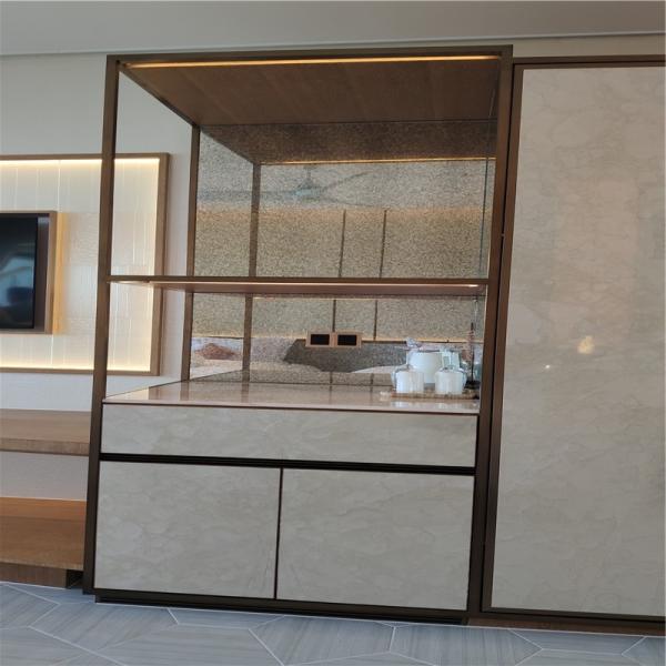 Modern design Gold Stainless Steel Rack Office Home Storage Shelves Metal Storage Rack