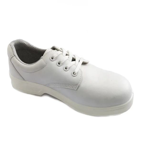 Slip Resistant Microfiber Synthetic Leather Shoes Anti Static Hospital Theatre Shoes White