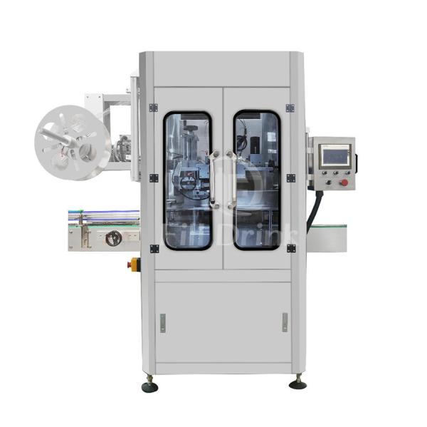 Automatic PET Adhesive Commercial Bottle Labeling Machine Steam Heat Shrink Tunnel