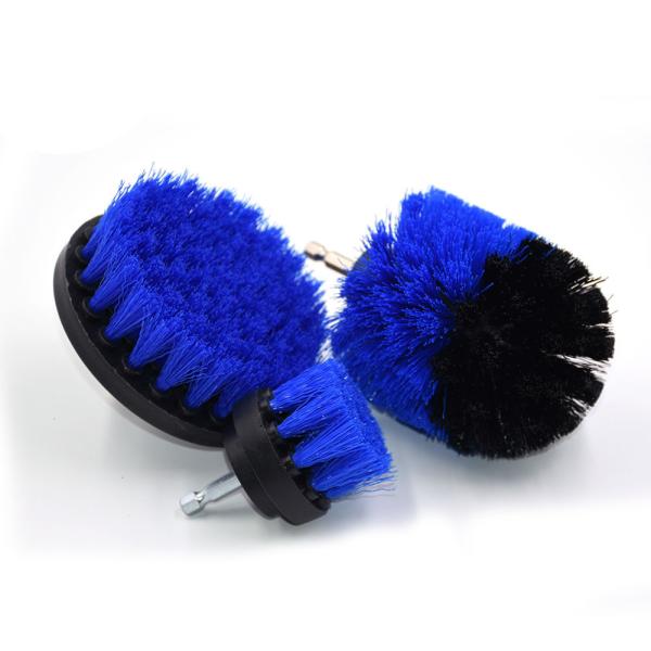 3 Piece Drill Cleaning Brush Attachments Set , Scruber Drill Cleaning Rotary Brush