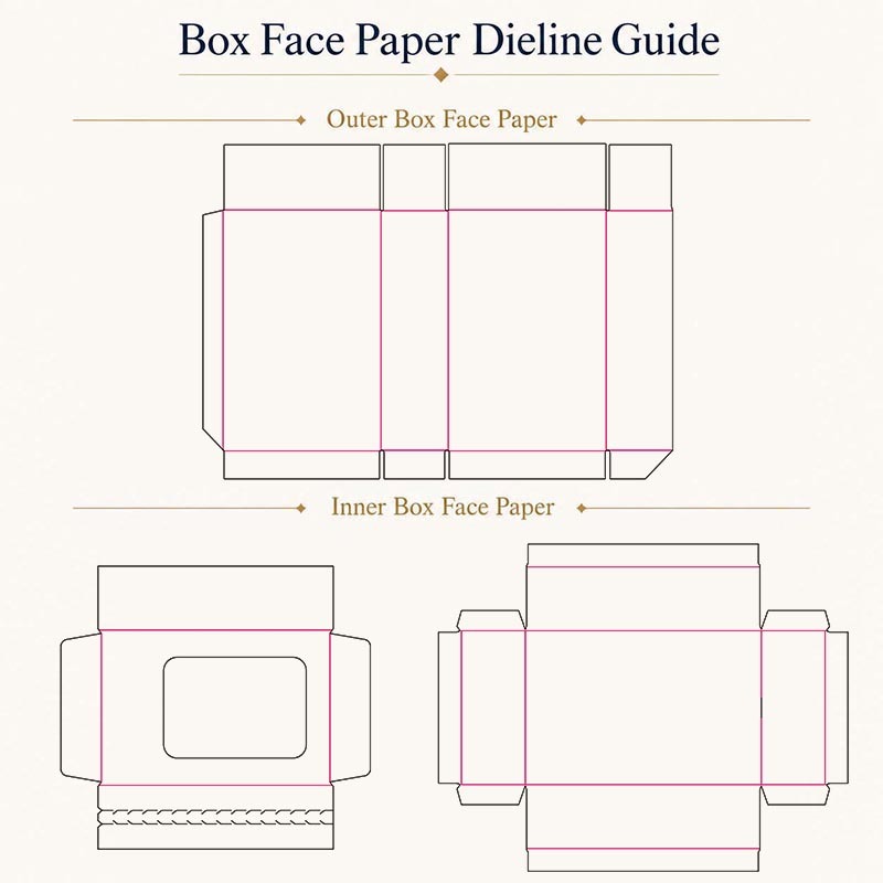 Pink Window Custom Drawer Boxes Gift Packaging with Card Insert