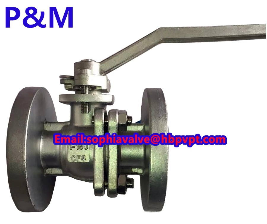 stainless steel 2-pc JIS ball valve