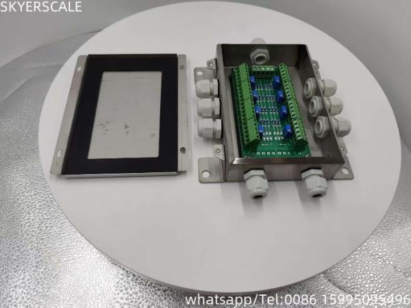 Boîte de jonction de signal de réglage analogique industriel standard en acier inoxydable 8 fils pour poids de camion 3x18m