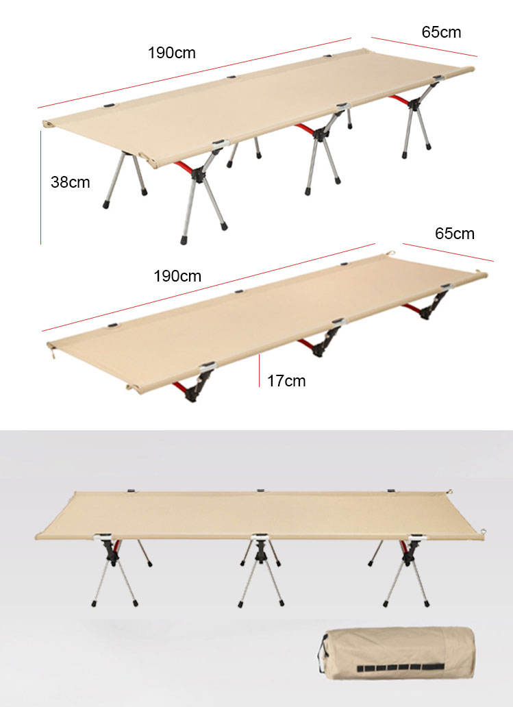 кроватка располагаясь лагерем кровати 190x65x38cm 600D катионоактивная Оксфорд складная на открытом воздухе военная складывая