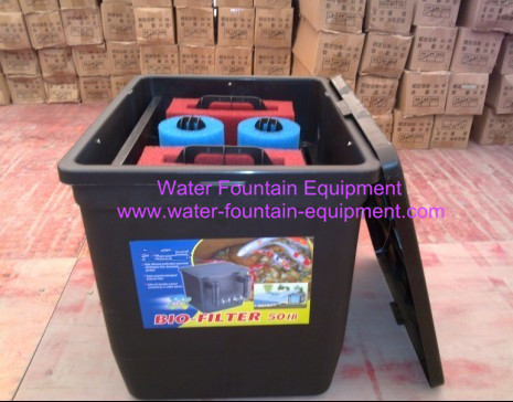 Biological UV Filtration Pond Filter For 4m³ Garden / Fish Ponds 50L Volume