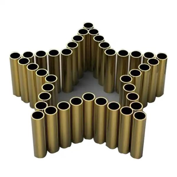 Tubo de bronze ASTM C22000 H62 da tubulação da precisão fino - tubo de cobre reto murado do ETP