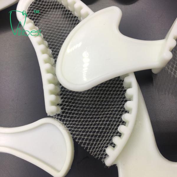 Nylon Mesh Dental Impression Tray , Full Arch Bite Dental Triple Tray