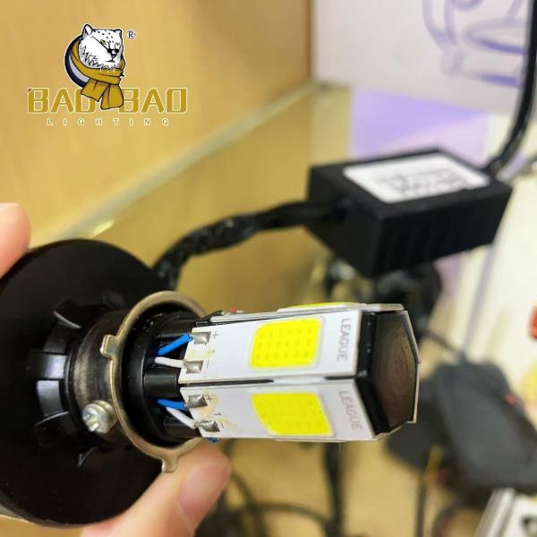 BAOBAO 6 Side White Flashing Metal Motorbike Lamp Waterproof IP67 IP68 Motorcycle Mini LED Headlights Bulbs Bike Modified Parts
