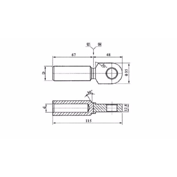 Wholesale high quality DTL Copper-Aluminum connecting cable lug
