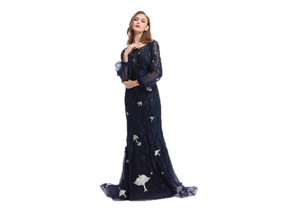 Gown Elegant Popular Bridesmaid Dresses With Sleeves For Evening Party
