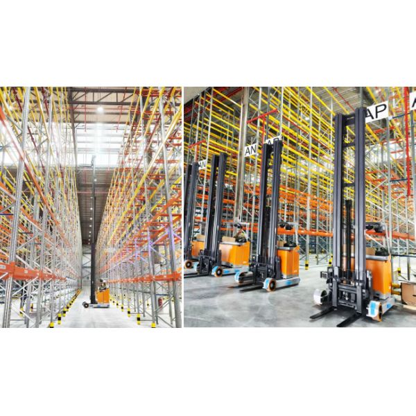 VNA Rack Very Narrow Aisle Heavy Duty Rack VNA Pallet Racking Warehouse Storage Rack with three way forklift