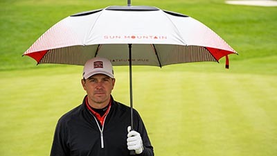 68 Inch Double Canopy Golf Umbrella with 100km/h Windproof and UV30+ Sun Protection