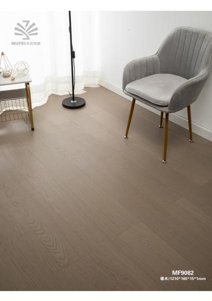 Multi-layer solid wood composite floor aluminum trioxide decorative paper wear-resistant surface