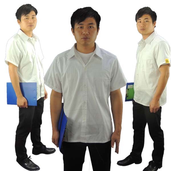 2.5mm Grid 98% 99% Polyester Antistatic ESD Coverall