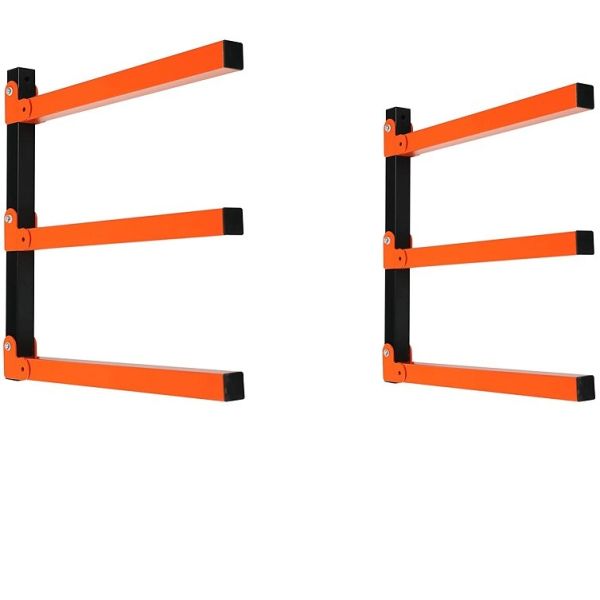 Стенная установка деревянная стойка организатор 3-уровневая система хранения древесины для запасов и стенной установки