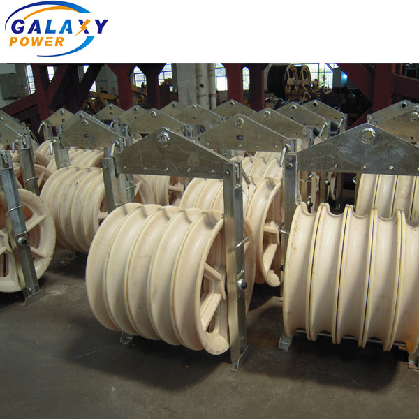 Колеса ABC 5 передачи определяют размер блок шкива колес нейлона 5X508X75mm