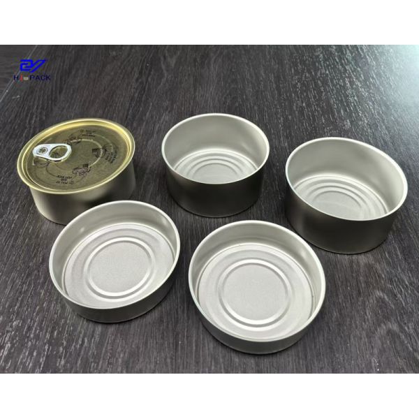 D99x50mm 310ml Round Metal Can Canned With Beef  Withstand Hot Cooking