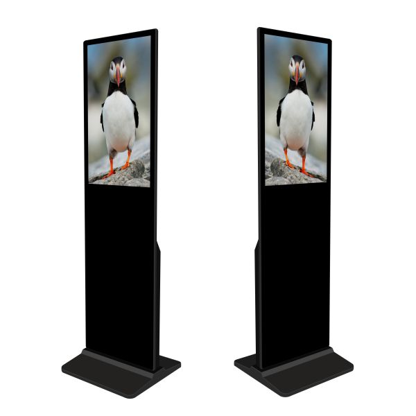 MJK 43 Inch Indoor Floor Standing Digital Signage with Android OS for Shopping Mall Ads Display | 4K Touchscreen