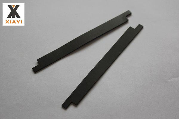 Black Density 2.16g / cm3 PTFE Bands with various filler assembled on piston outside