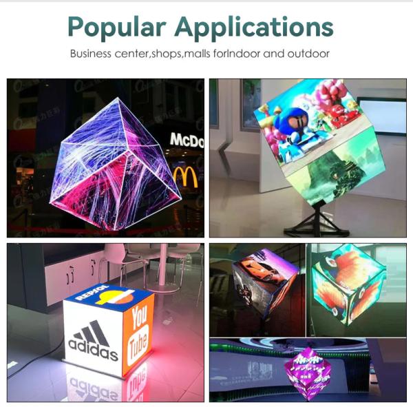 light Magic Cube Led Display Screen Outdoor Rgb Advertising Square Cabinet P2.5 Event