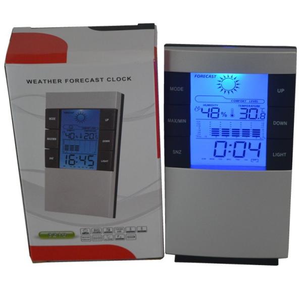 Household Digital LCD Display Hygrometer Thermometer Temperature Humidity Meter Clock Alar