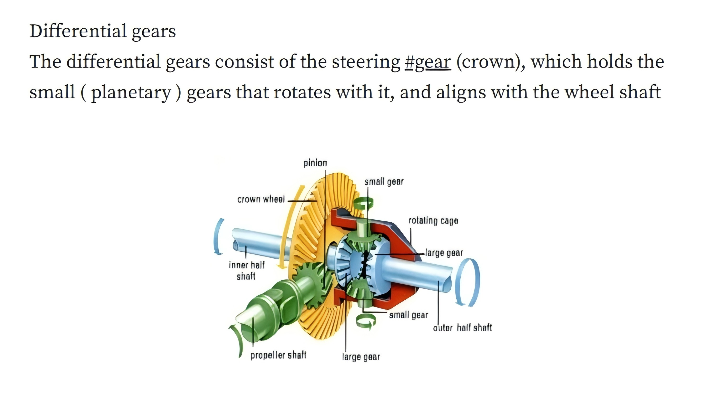 4 Inches Left Hand Differential Gear Reducer / Differential Gear Cutter with Class 6-9 Gear Accuracy