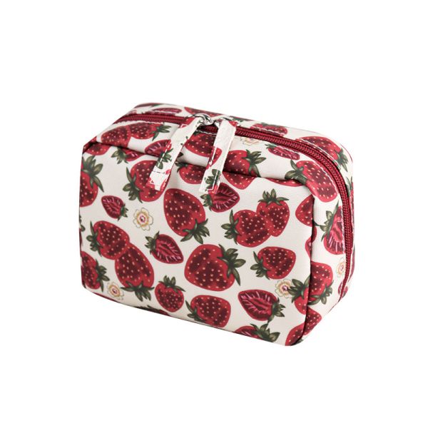 2024 Custom Logo Accepted Portable Mini Lipstick Pouch with Cosmetics Convenience