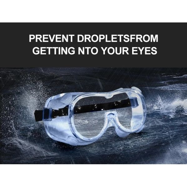 Eyewear Protect Waterproof Medical Protective Glasses Shatter Resistant Pc Lens