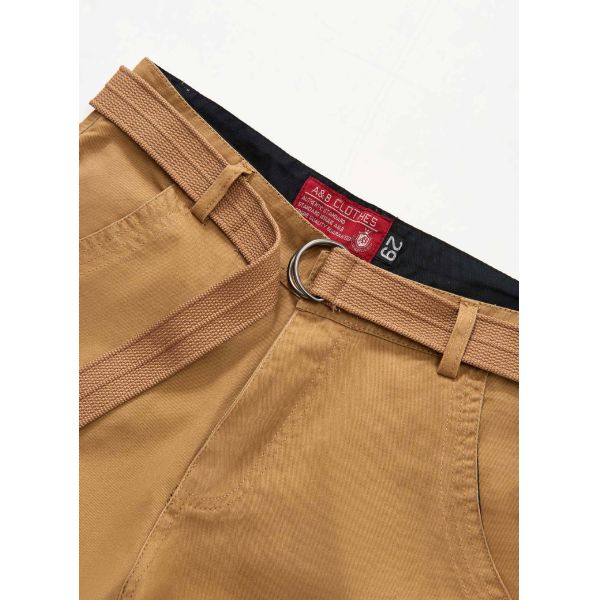 Men's Cargo Shorts Thick Cotton Material in Loose Fit with Multi-Pocket Convenience