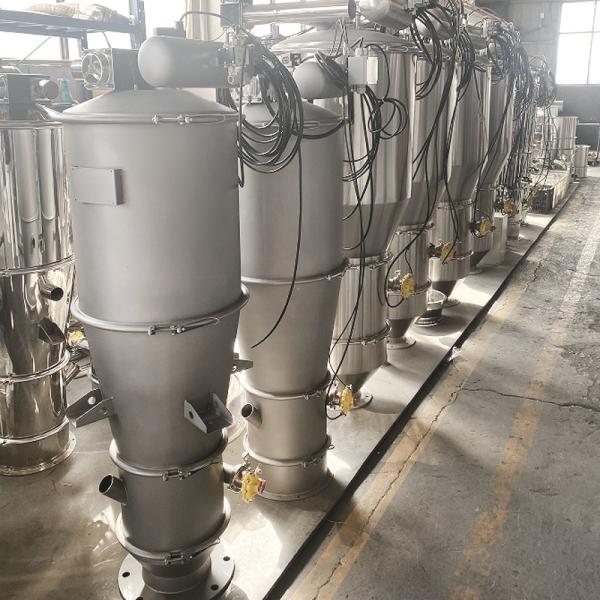 Machine à aspirer en poudre d'acier inoxydable à élevateur sous vide mobile
