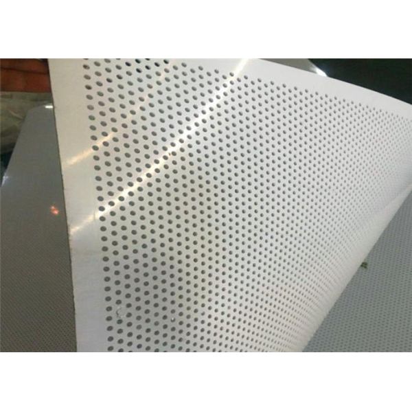 Light Weight 1220mm Long 8mm Perforated Plastic Panels