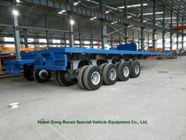 Flatbed Container Trailer  3 axle  for container Loading capacity 40 ton ,60ton,80Ton