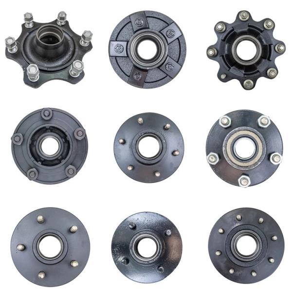 101.6 PCD 5x5 Trailer Wheel Hub Assembly Kit Black Painting