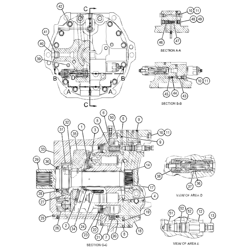 587-4966 20R-9706 For TQCAT 390F 395 Excavator Hydraulic Travel Motor