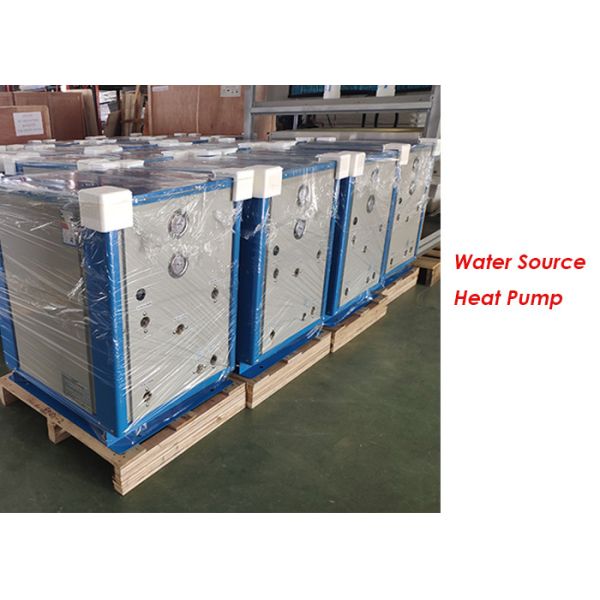 Auto defrosting geothermal cooling and heating heat pump water heater 14 kw