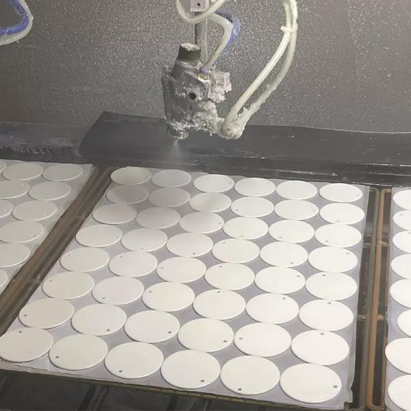 3'' Sublimation Ceramic Blanks Christmas Ceramic Pendant For Sublimation Printing