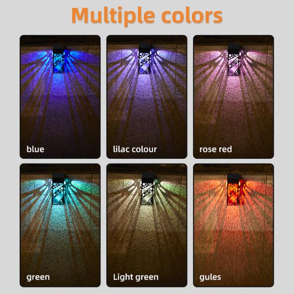 IP 68 Waterproof Solar LED Deck  Lights Outdoor Decorative Solar Step Dock Lamps For Patio Yard