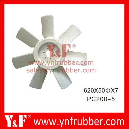 Excavator Fan Blade for , VOL-VO, Komatsu, Hitachi, Sumitomo, Kobelco, Kato, Hyundai, Doosan, Daewoo, Kubota,