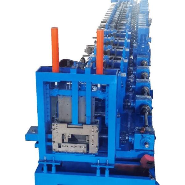 Fully Automatic Interchangeable Galvanized Steel Roll Forming Machine For Purlin