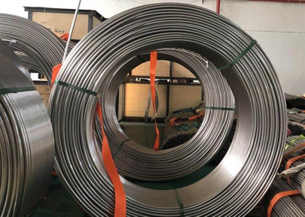 A bobina de aço inoxidável brilhante da tubulação 316L de ASTM 316 soldou sem emenda para a indústria química
